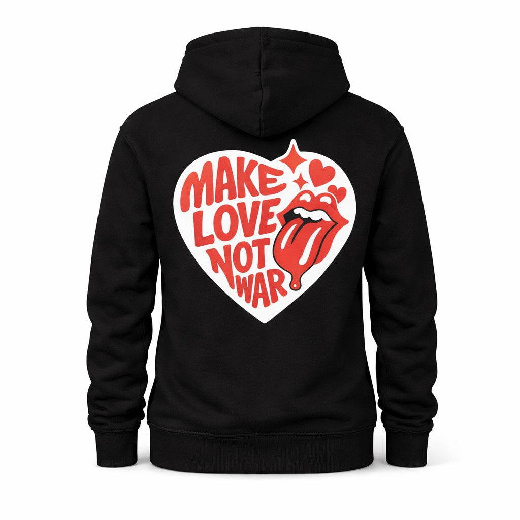 MAKE LOVE NOT WAR PULLOVER